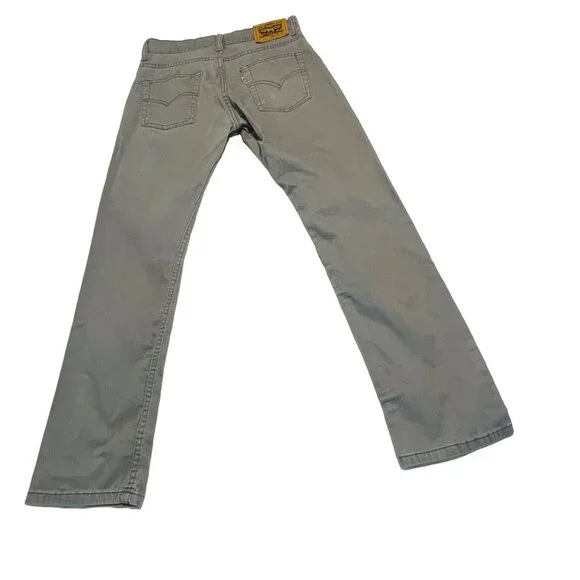 Levi's Boys Slim Fit Gray Jeans 14 Reg W27 L27 Comfort Stretch - Picture 7 of 12
